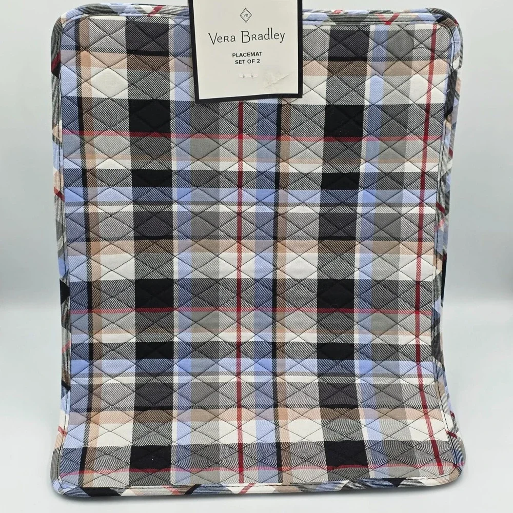 Vera Bradley Home Perfectly Plaid Reversible Placemats - Set of Two